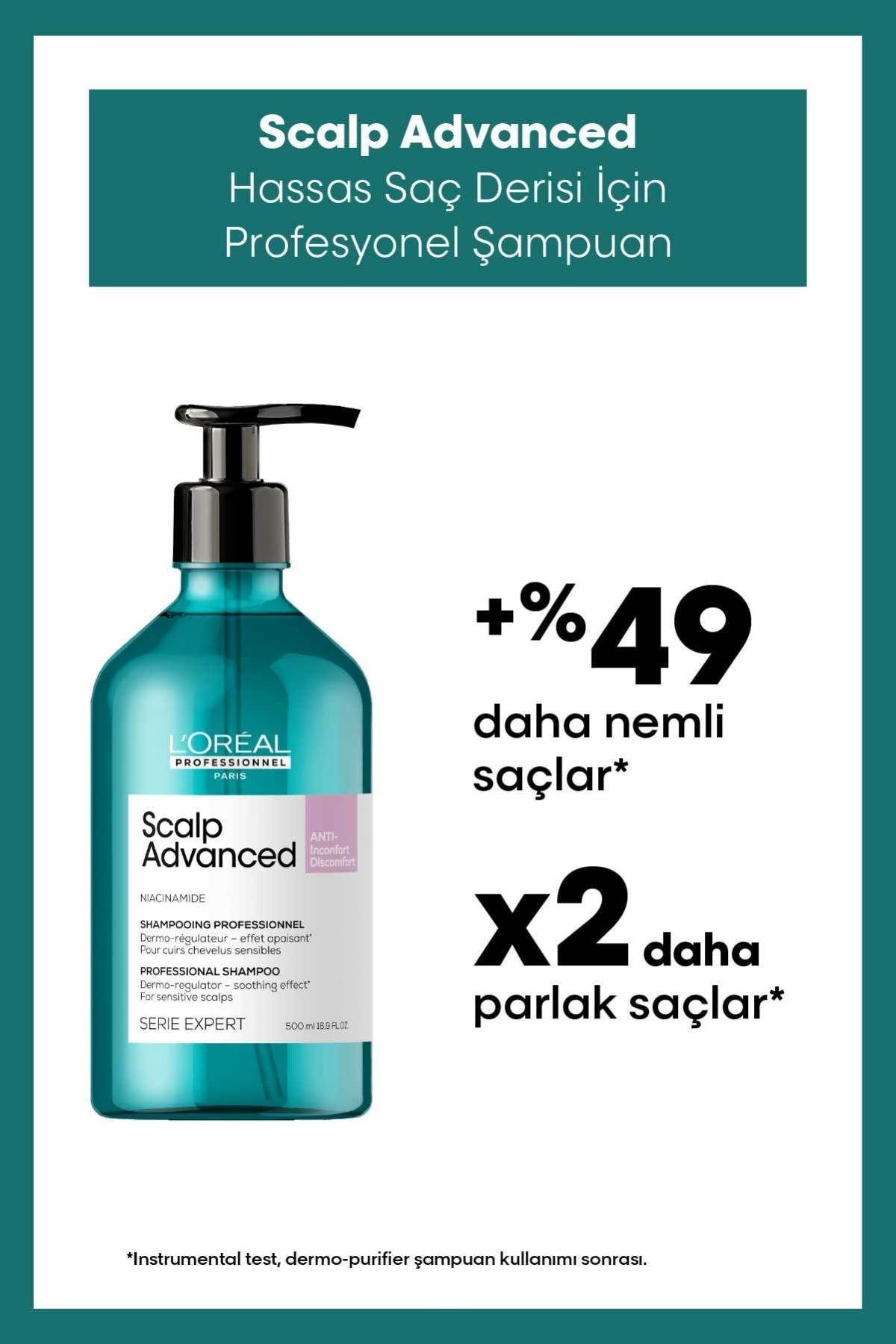 L'oreal Professionnel Scalp Advanced Hassas Saç Derisi Için Profesyonel Şampuan 500ml