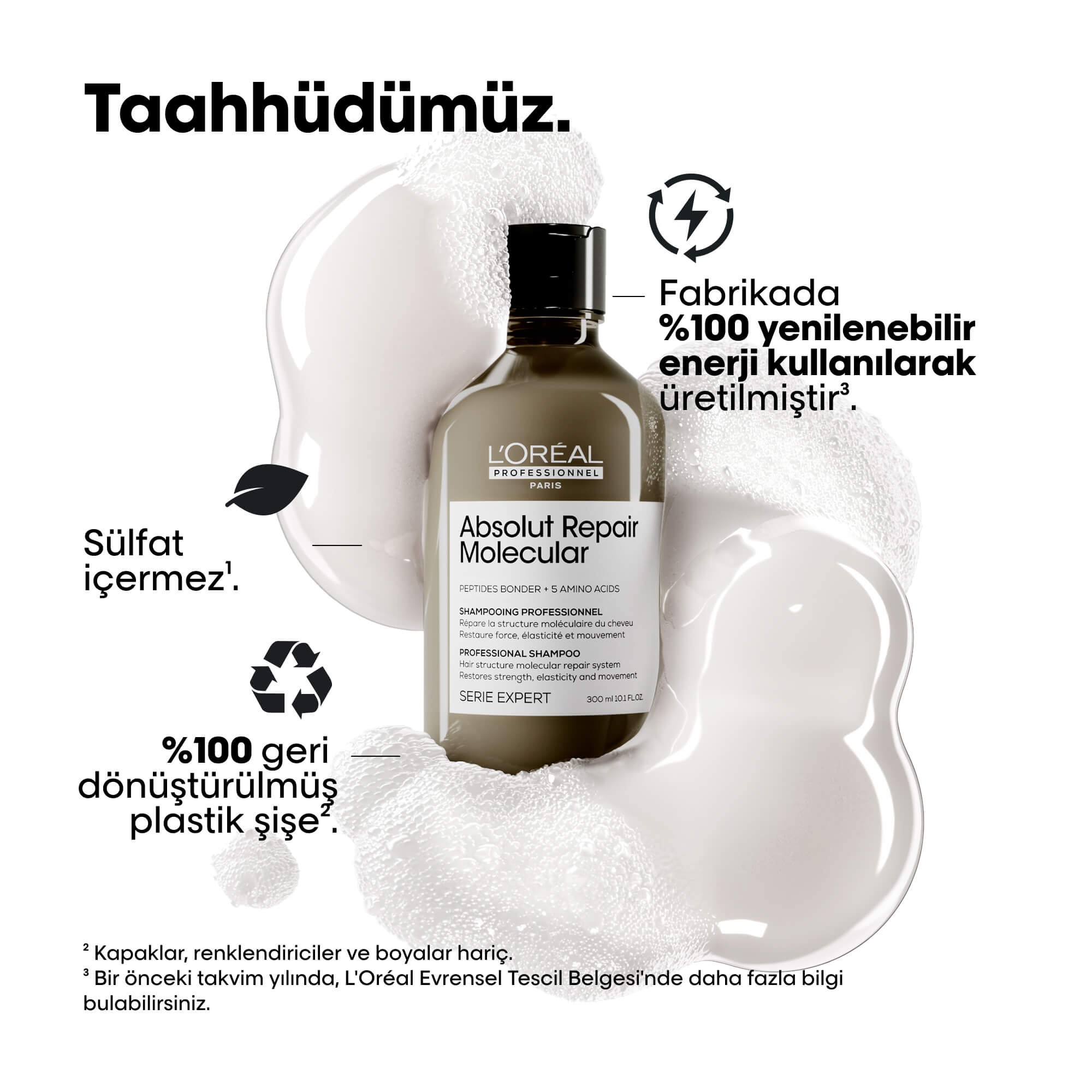 L'oreal Professionnel Absolut Repair Molecular Şampuan 300 ML 