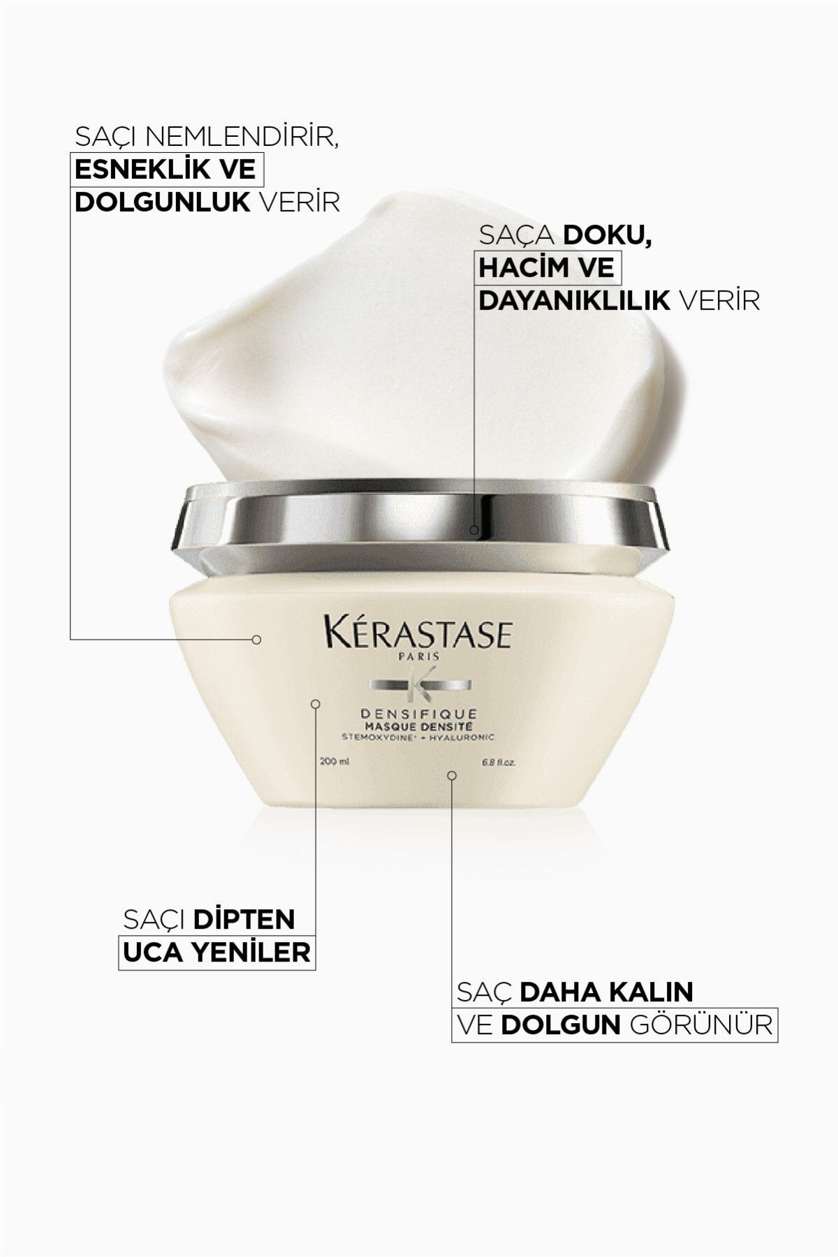 Densifique Masque Densité Dolgunluk Ve Esneklik Veren Saç Maskesi 200 ml