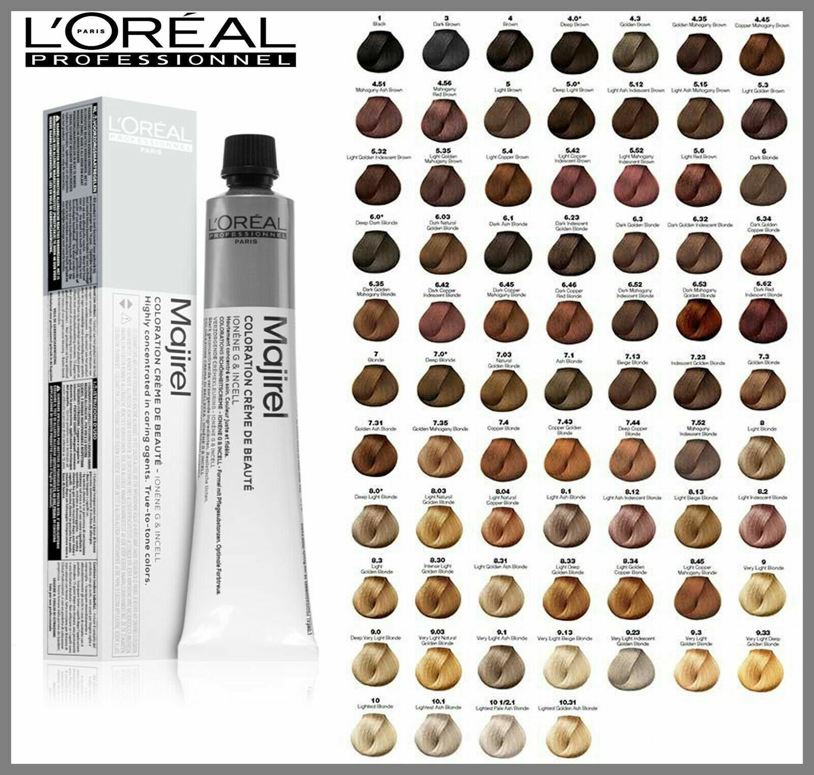 L'oreal Professionnel Majirel 6.1 Numara (Koyu Kumral Küllü) Saç Boyası 50 Ml 