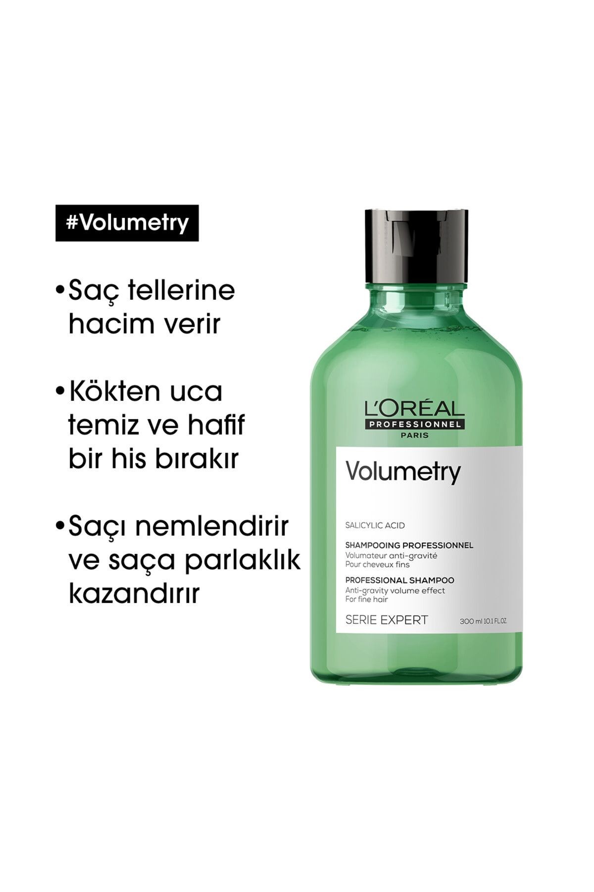 L'oreal Professionnel Volumetry İnce Telli Saçlar İçin Hacim Veren Şampuan 300ml