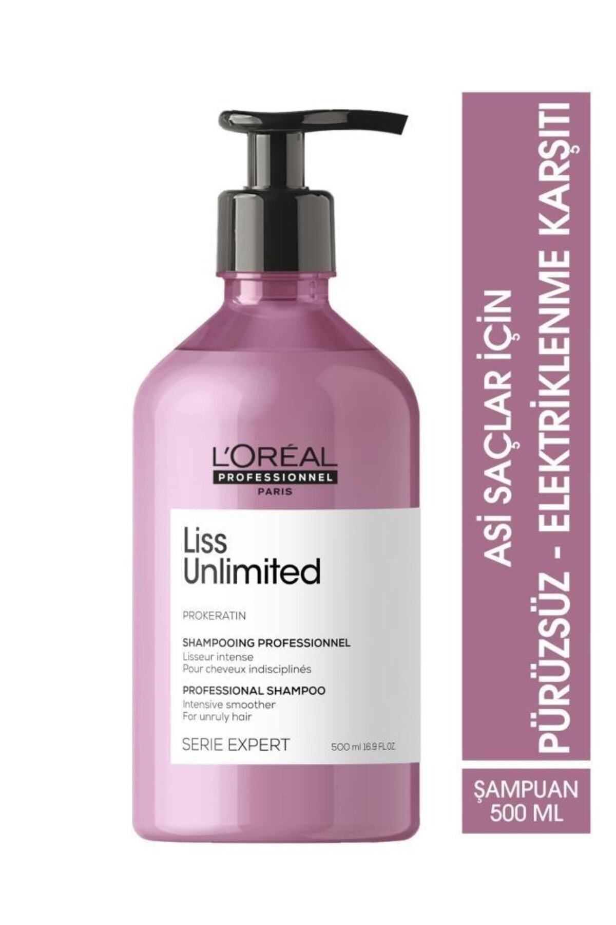 L'oreal Professionnel Liss Unlimited Şampuan 500 ml 