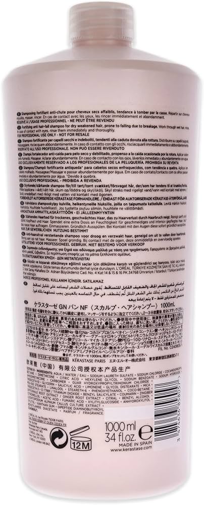 Genesis Bain Nutri-fortifiant Dökülme Karşıtı Güçlendirici Şampuan 1000 ml