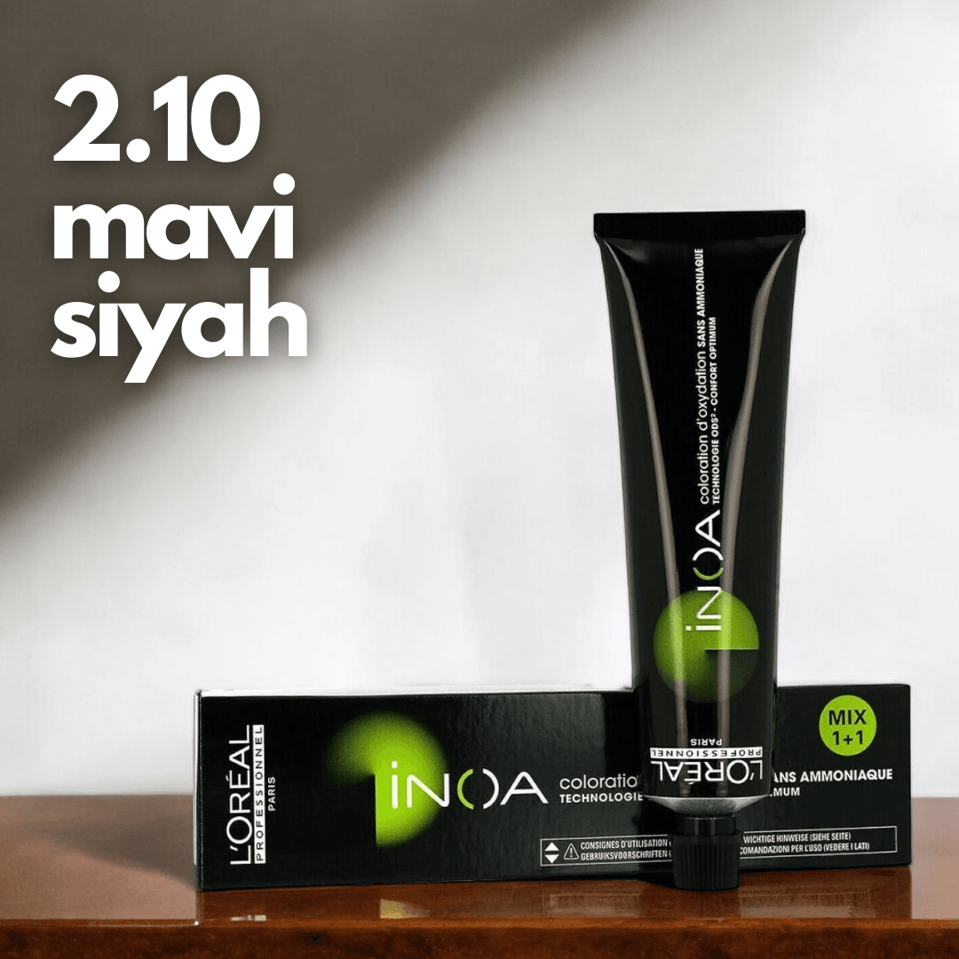 Loreal Inoa 2.10 Numara (Mavi Siyah)S aç Boyası  60ml