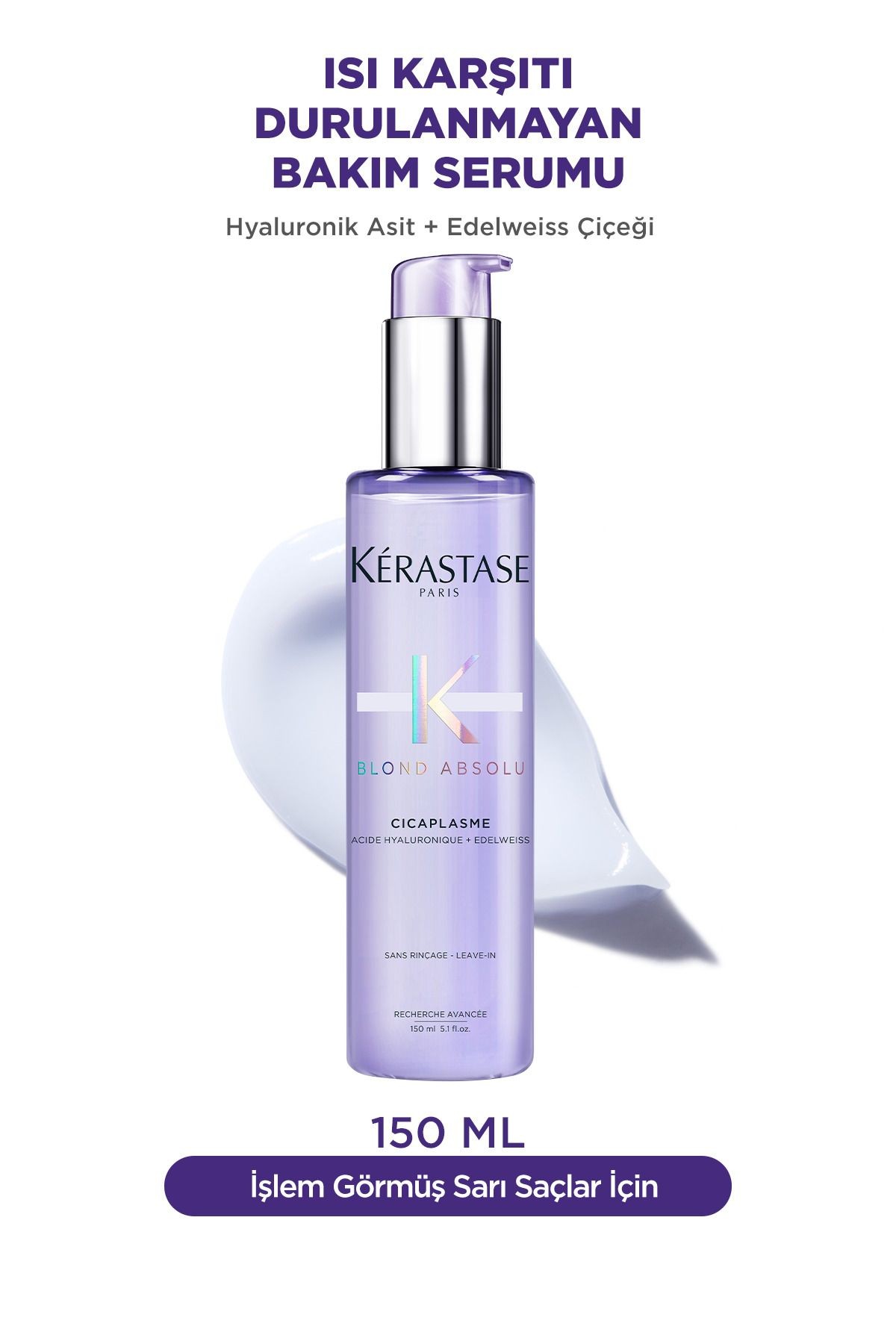 Blond Absolu Cicaplasme Sarı Saçlar Için Isıya Karşı Koruyucu Bakım Serumu 150 ml