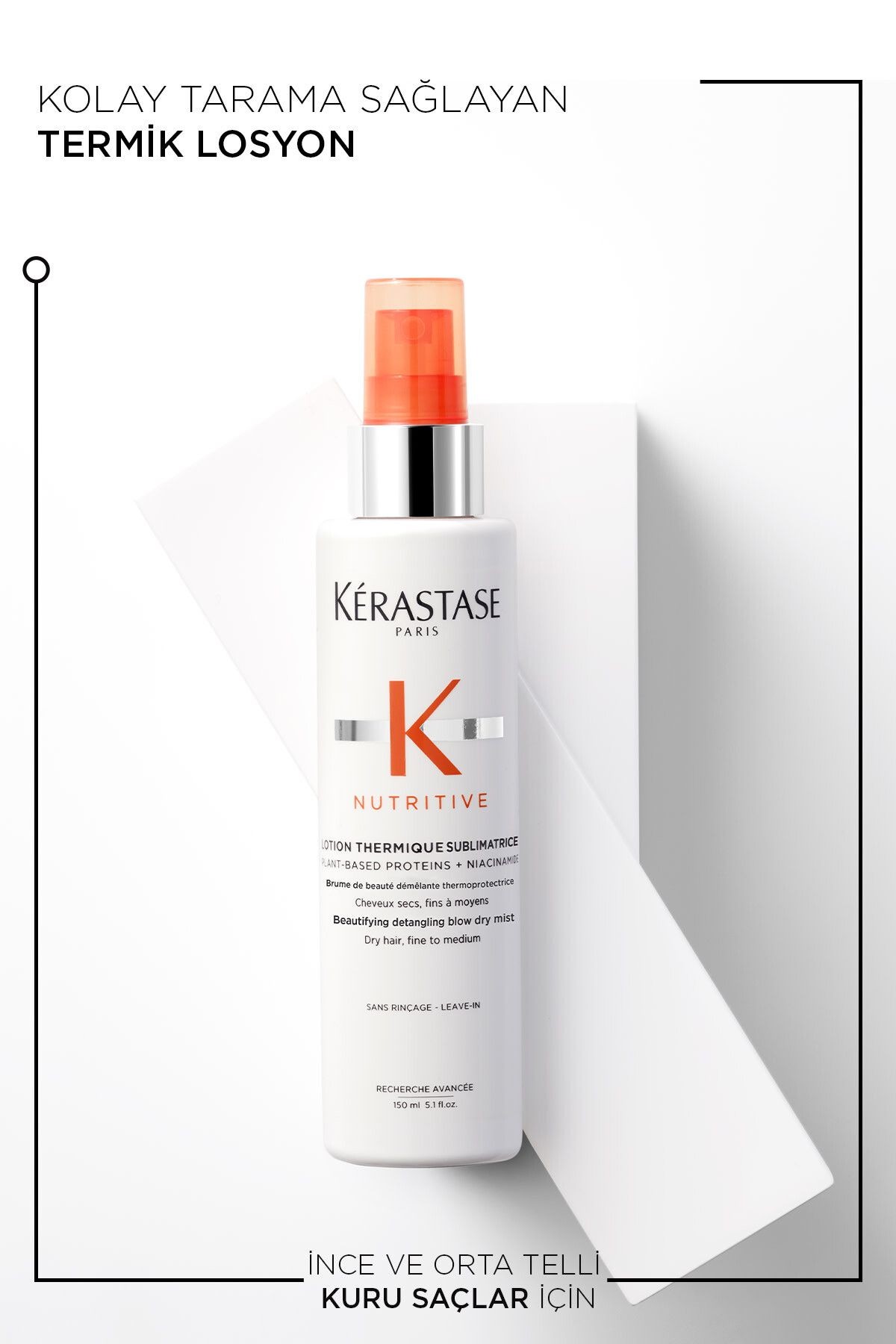  Nutritive Lotion Thermique Kolay Tarama Sağlayan Termik Losyon 150 ml 