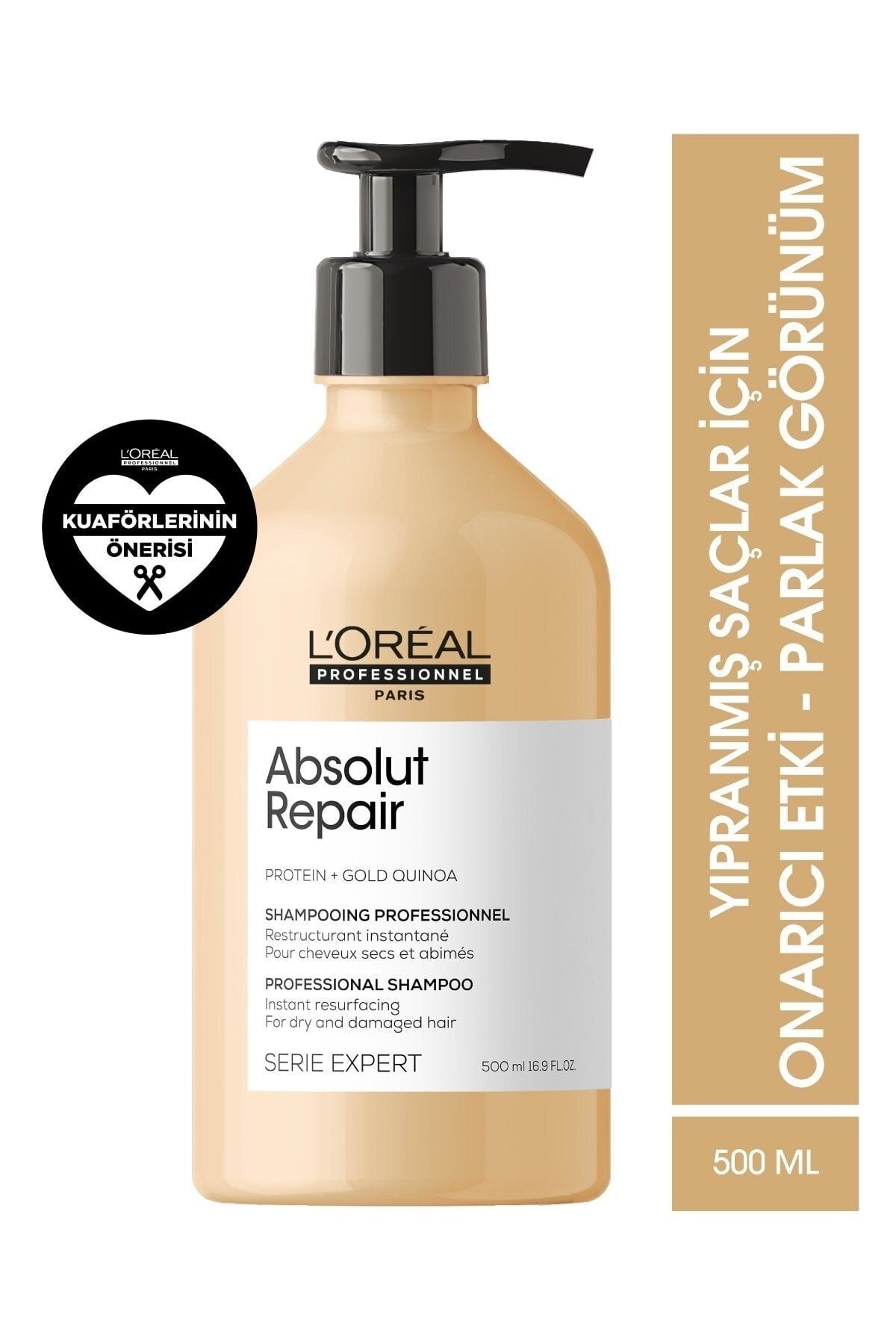 L'oreal Professionnel Absolut Repair 3'lü Set (Absolut Repair Şampuan 500 Ml + Absolut Repair 250 Ml Maske + Absolut Repair Oil Serum 90ml)