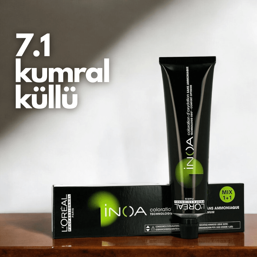 Loreal İnoa 7.1 Numara (Kumral Küllü) 60 gr 