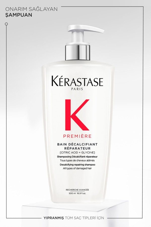 Kerastase Premiere Bain Decalcifiant Reparateur (Yıpranmış Saçlar Için Onarım Sağlayan) Şampuan 500 ml