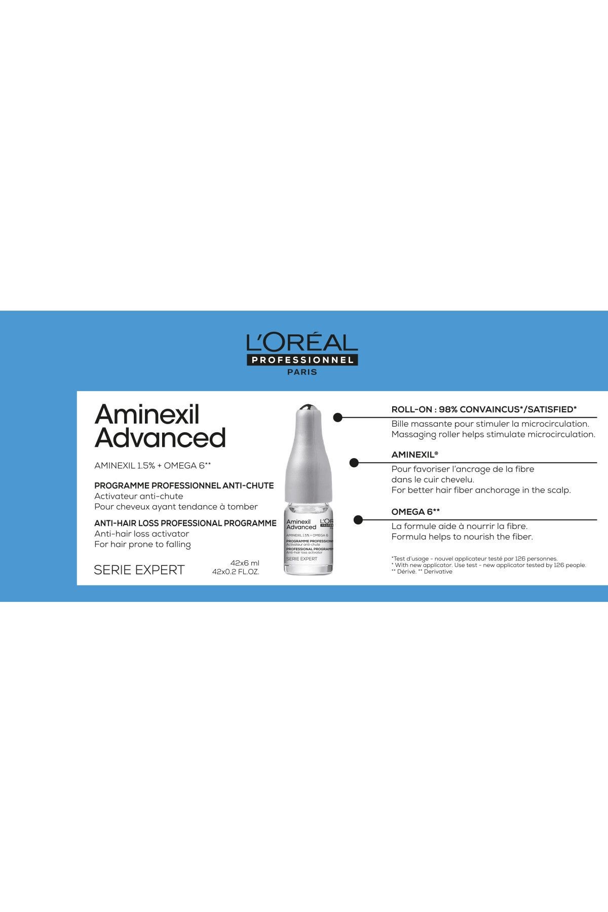 L'oreal Professionnel Aminexil Advanced Saç Dökülmesine Karşı Etkili Kür 42x6ml