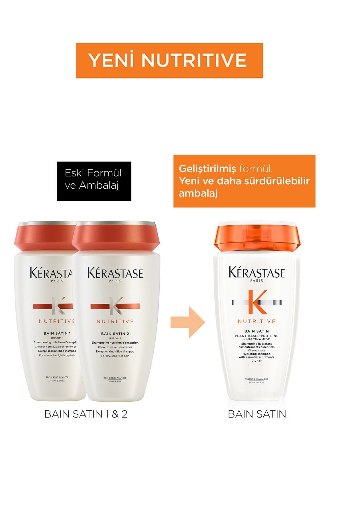 Nutritive Bain Satin Nemlendirici Şampuan 250 ml