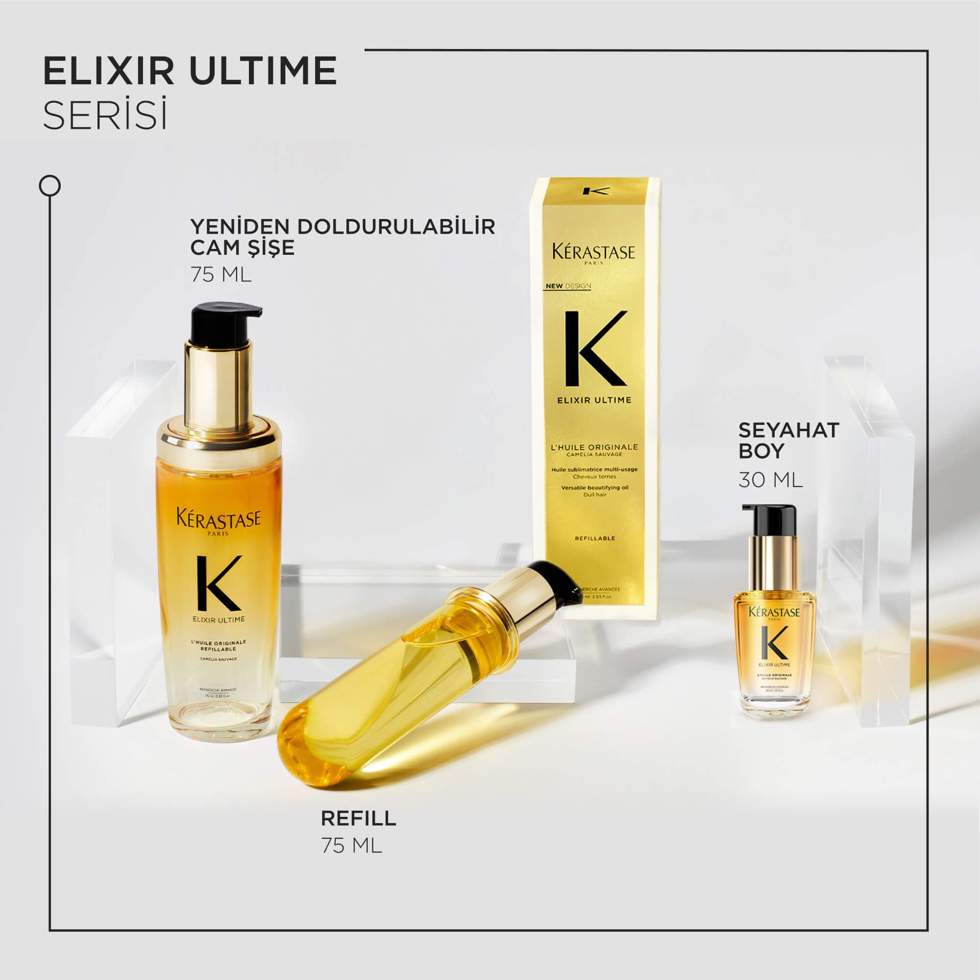 Kerastase Elixir Ultime Saç Bakım Yağı 30 Ml Seyahat Boy 