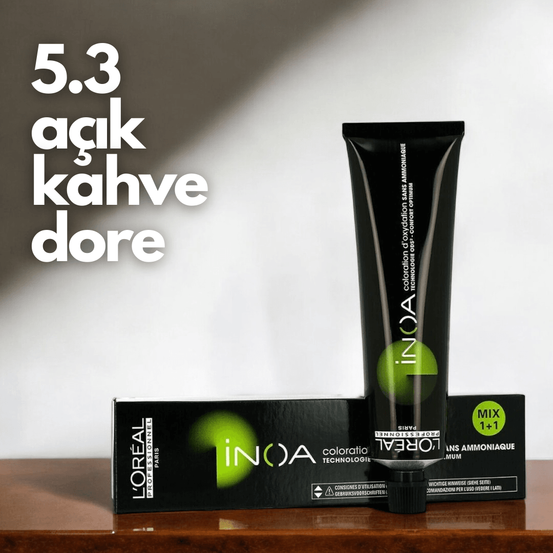 Loreal İnoa 5.3 Numara (Açık Kahve Dore) Saç Boyası  60 ml