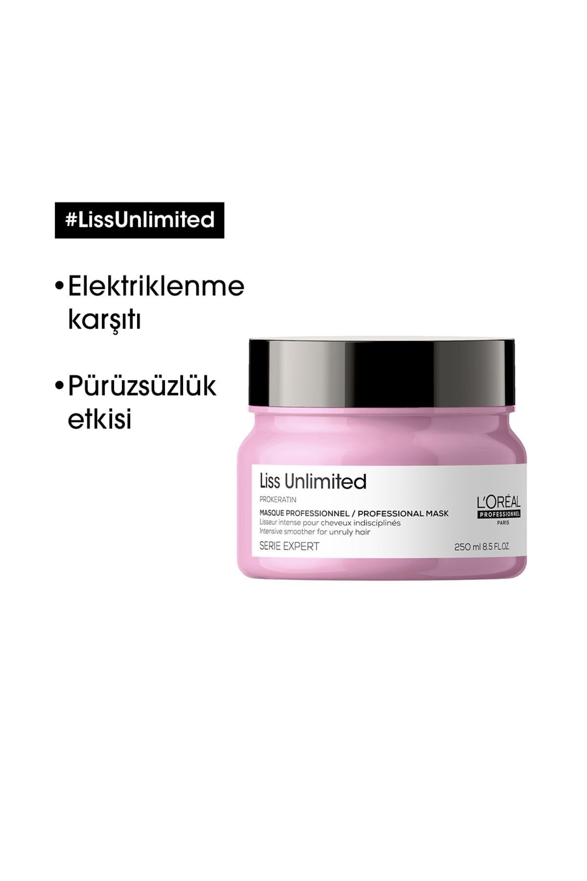 L'oreal Professionnel Liss Unlimited Saç Maskesi 250 Ml