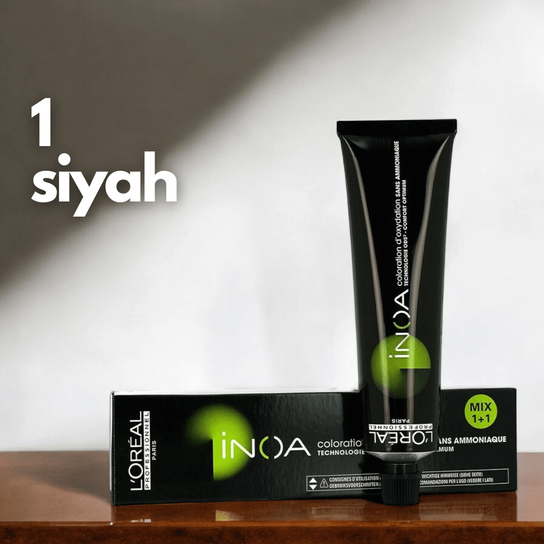 Loreal İnoa  1 Numara (Siyah) Saç Boyası 60 Ml (oksidansız)