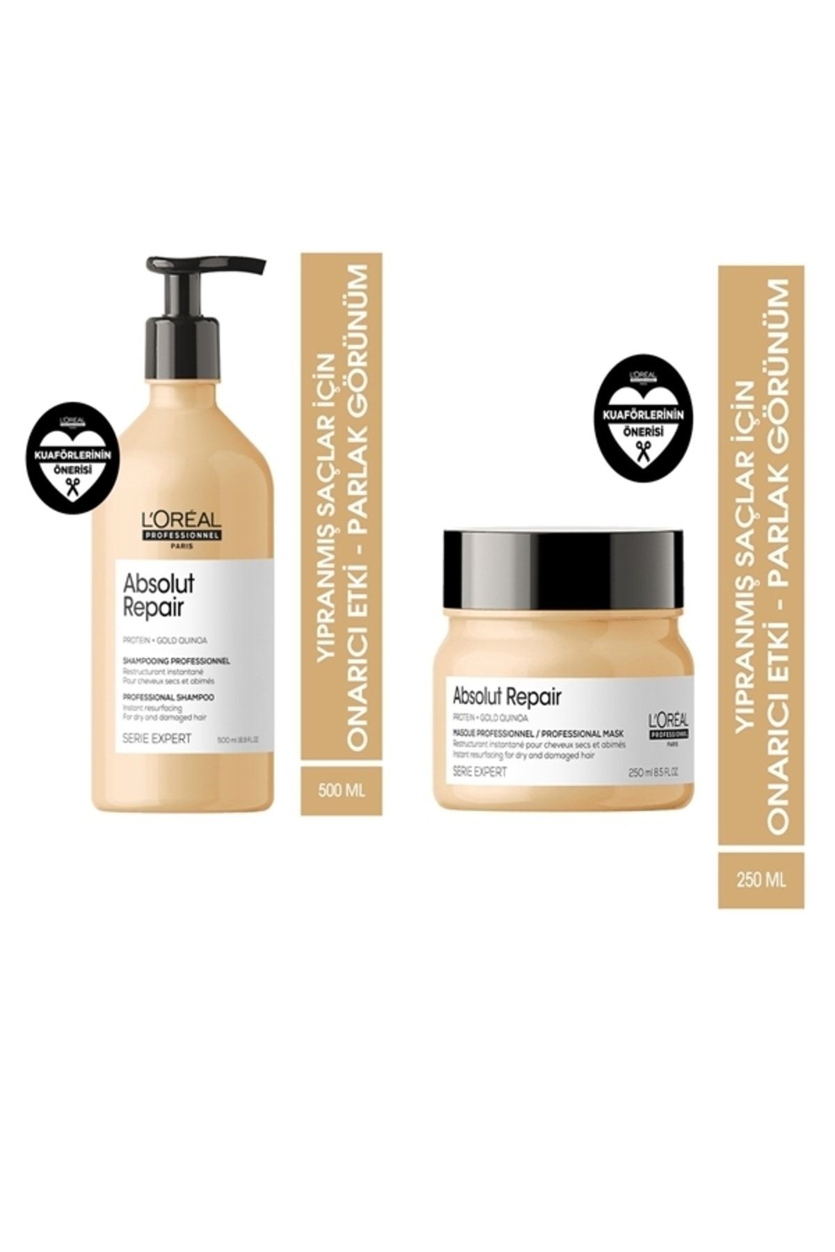 L'oreal Professionnel  Absolut Repair  Şampuan 500 Ml + Absolut Repair Maske 250 Ml