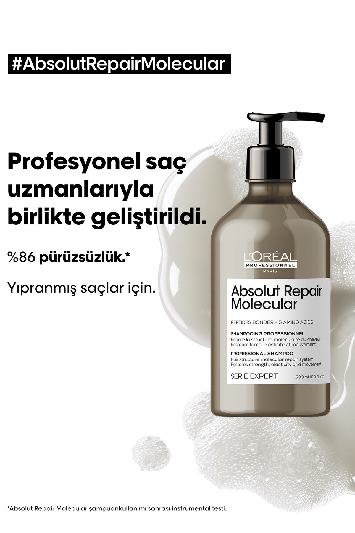 L'oreal Professionnel Absolut Repair Molecular Şampuan 500 Ml