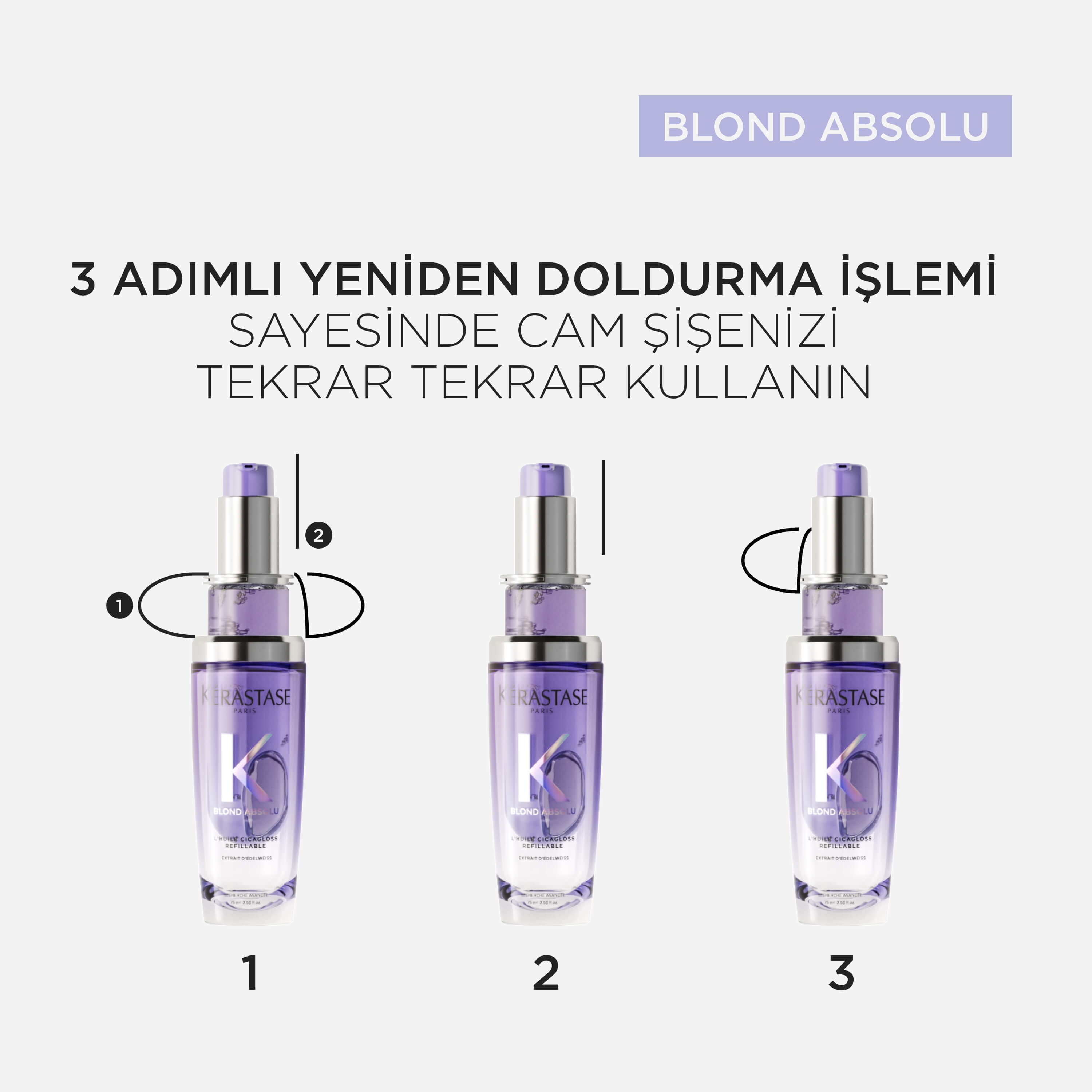 Kerastase Blonde Absolu  L'HUILE CICAGLOSS Saç Bakım Yağı 75 ml