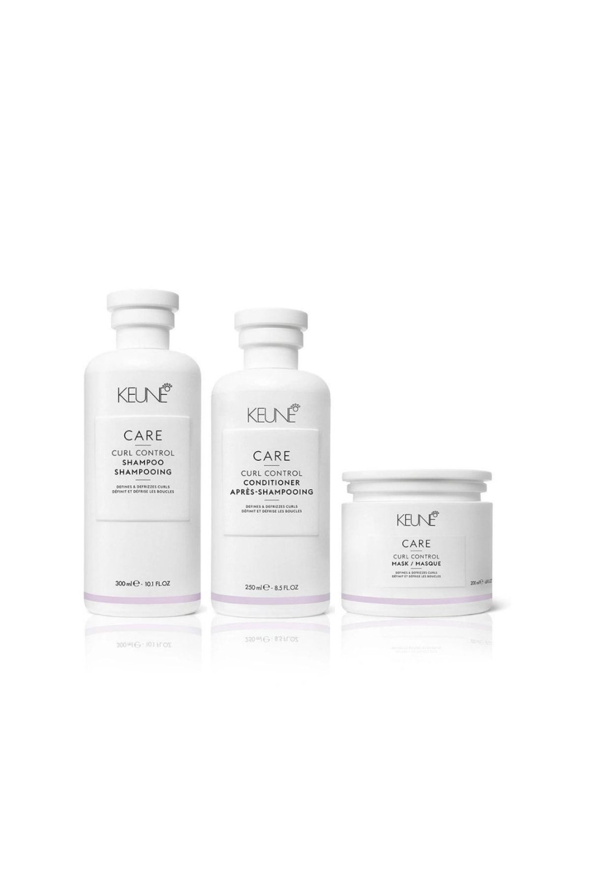 Curl Control (3'LÜ SET ) Curl Control Şampuan 300ml & Curl Control Saç Kremi 250ml & Curl Control Maske 200ml