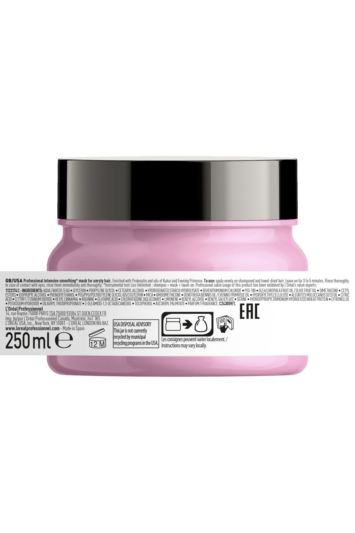 L'oreal Professionnel Liss Unlimited Saç Maskesi 250 Ml