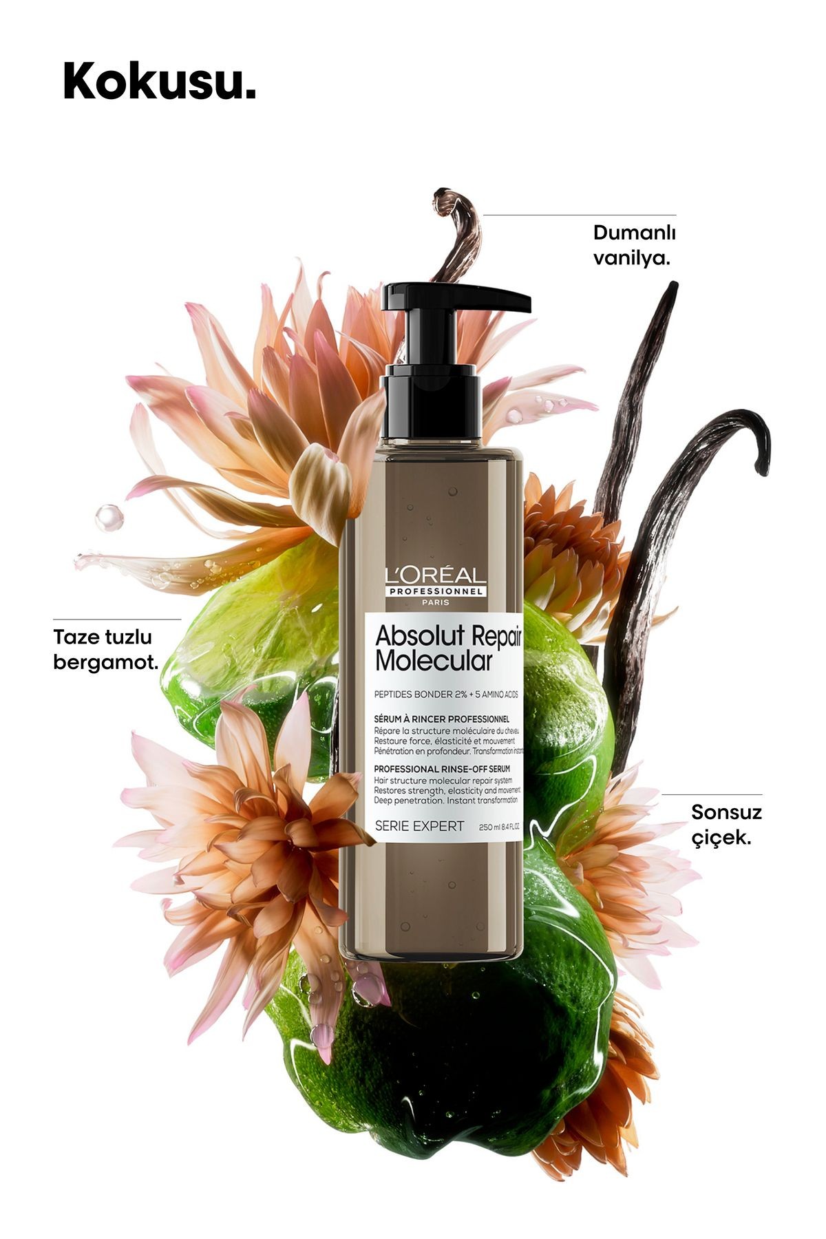 L'oreal Professionnel Absolut Repair Molecular Liquid Threatment Durulanan Serum 250 Ml