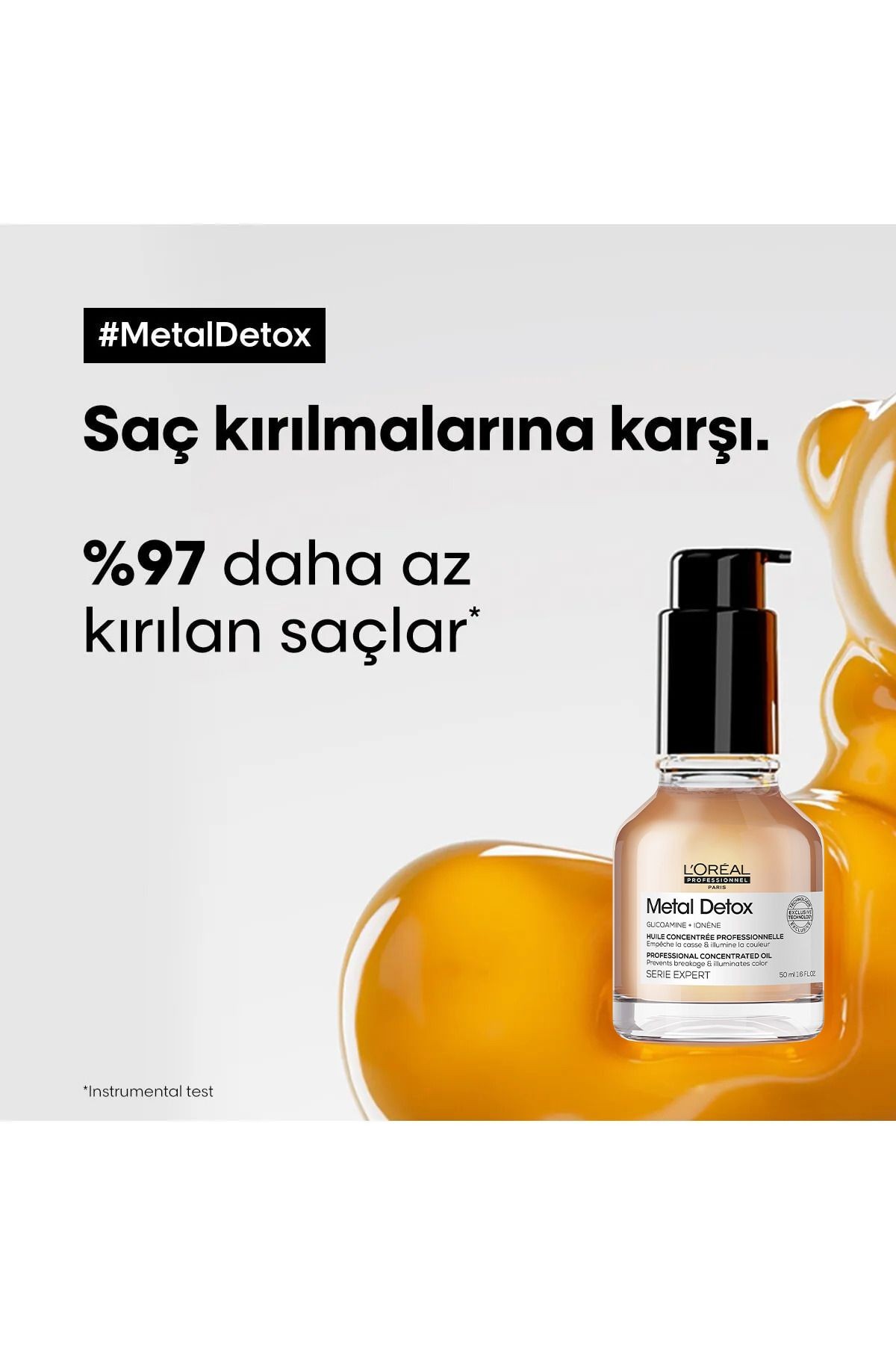 L'oreal Professionnel Metal Detox Oil Konsantre Yağ 50ml