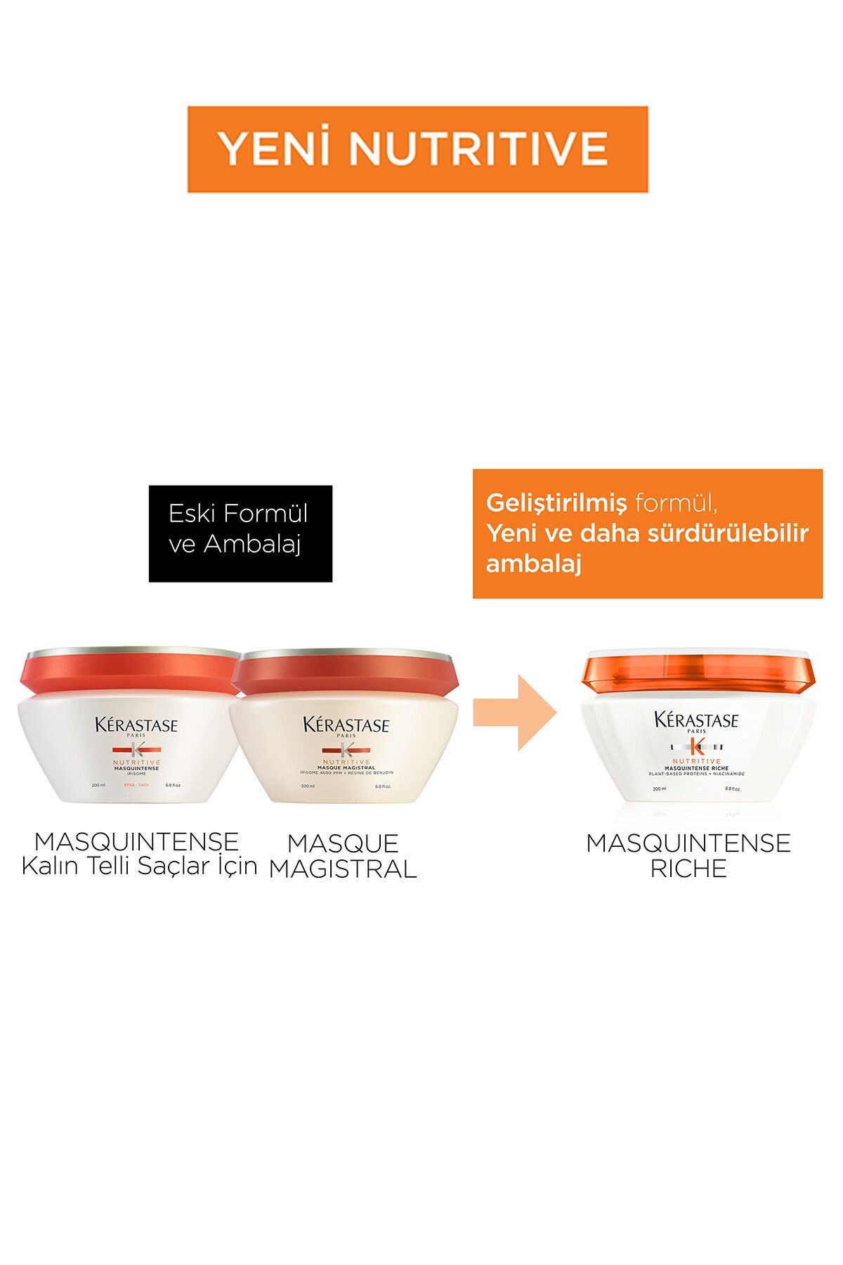 Nutritive Masquintense Riche Derin Besleme Sağlayan Yoğun Saç Maskesi 200 ml