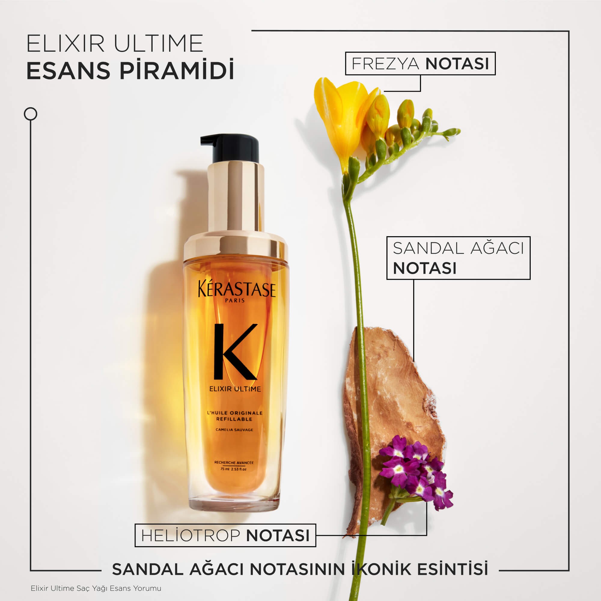 Kerastase Elixir Ultime Oil Yedek Şişe Saç Bakım Yağı 75 ML