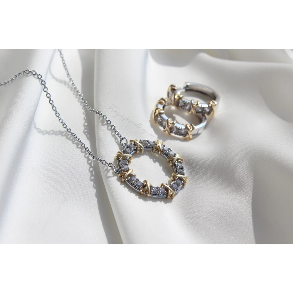 Xoxo Set Kolye Küpe