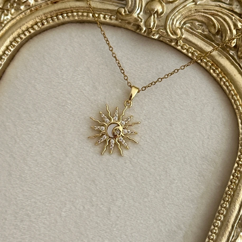 sunlight gold kolye | çelik