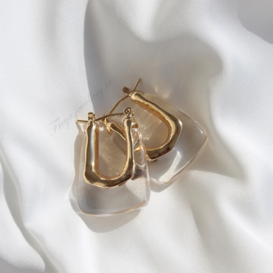 mango küpe I şeffaf