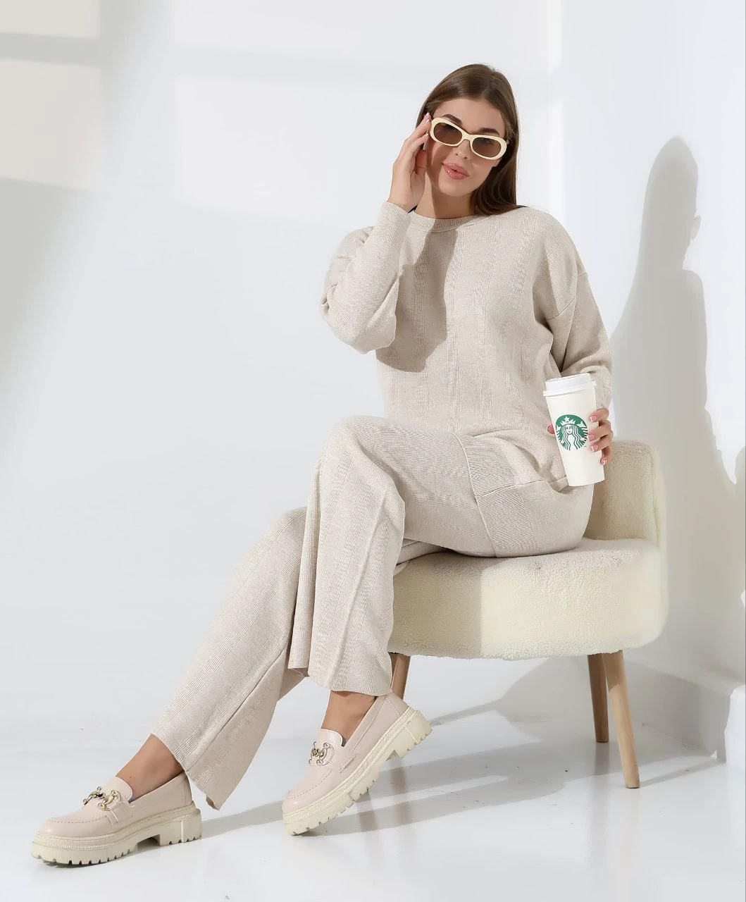 tunikli Triko takım 