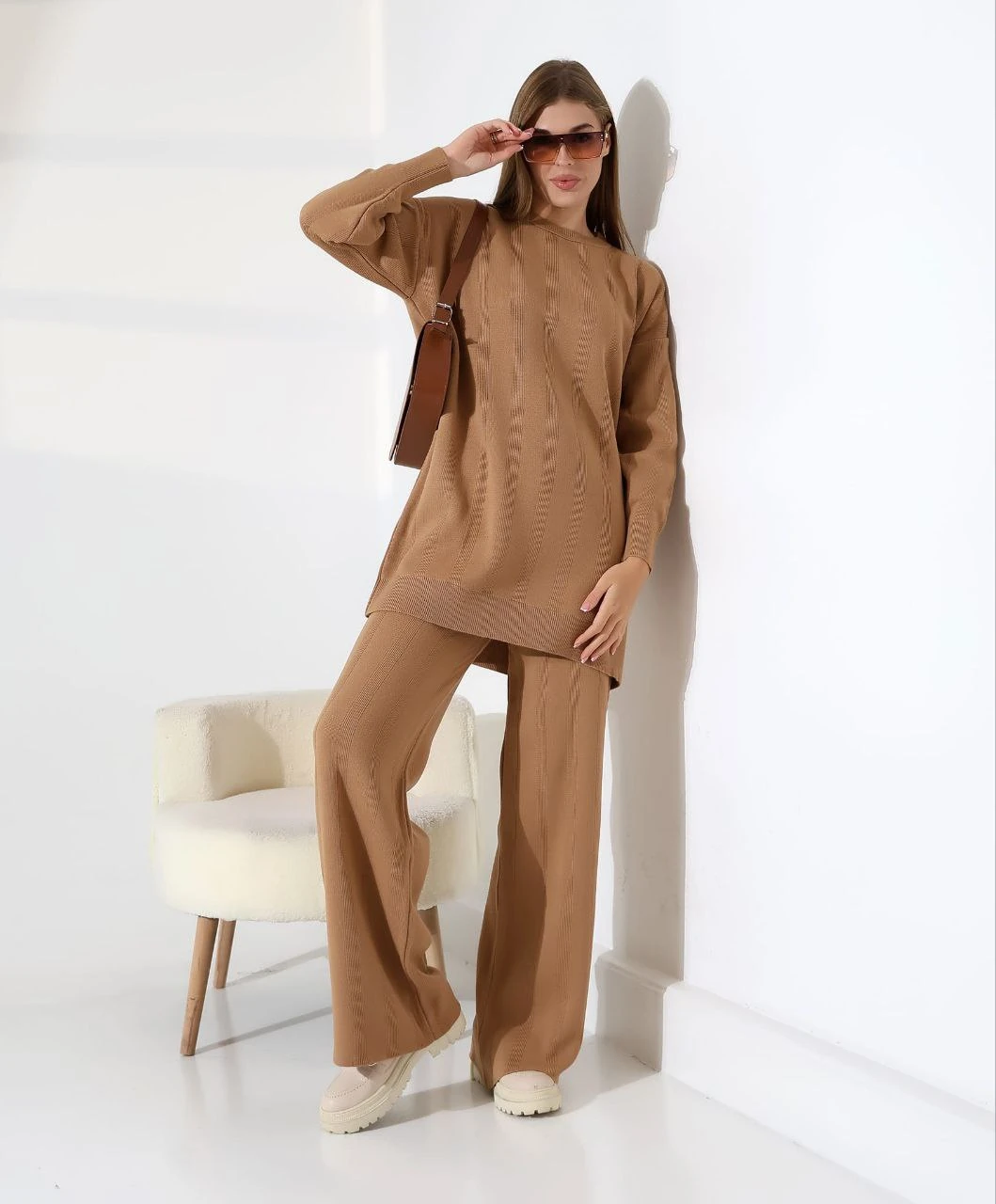 tunikli Triko takım 