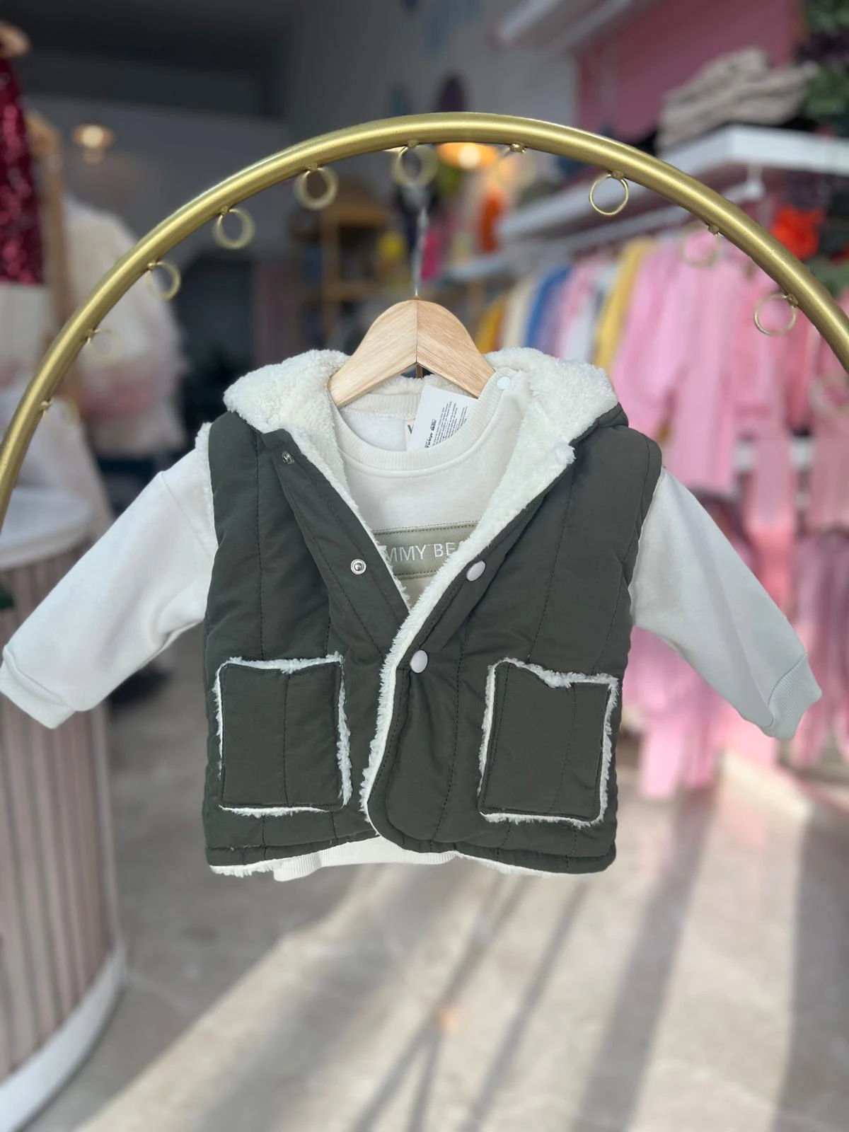 YEŞİL CEKET 3LÜ TAKIM