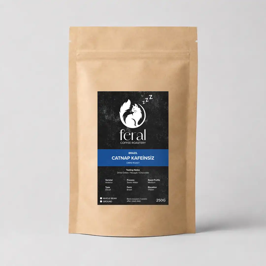 ★coffee Feral Coffee Roastery - Brazil Catnap Kafeinsiz Kahve (Omni Roast