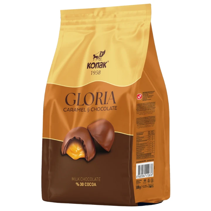 Konak Karamel Çikolata Kaplı Karamel (500 Gr)