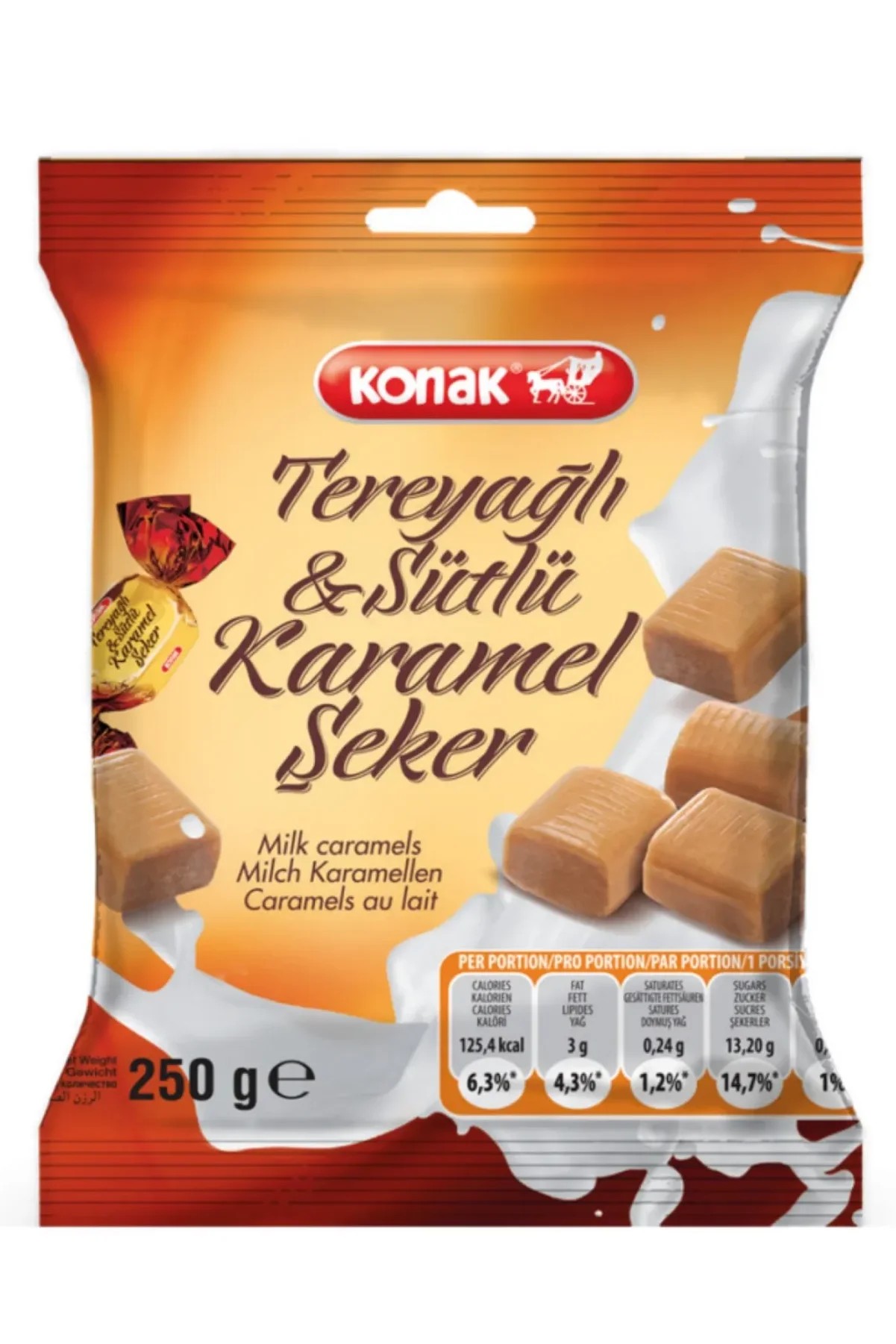 Tereyağlı & Sütlü Karamel Tofe Şeker (250 Gr)