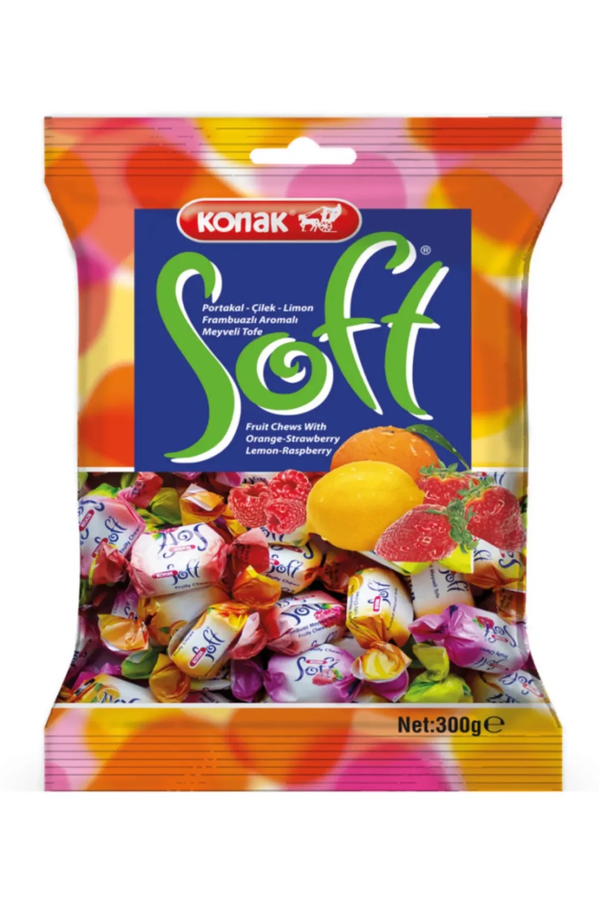 Soft Meyve Sulu Tofe (300 Gr)