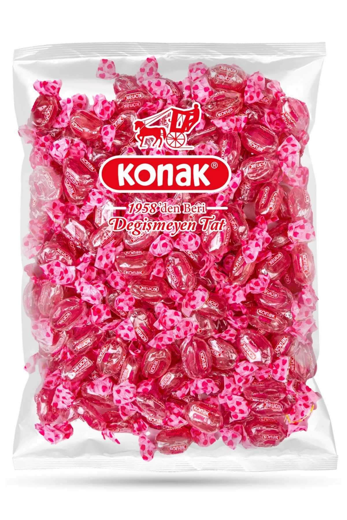 Konak Çilek Dolgulu Bonbon (1000 Gr)