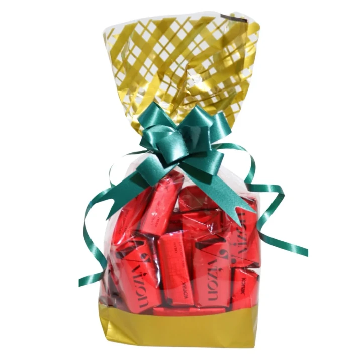 Hediyelik Poşette Vizon Sütlü Krema Dolgulu Sütlü Çikolata (200 Gr)