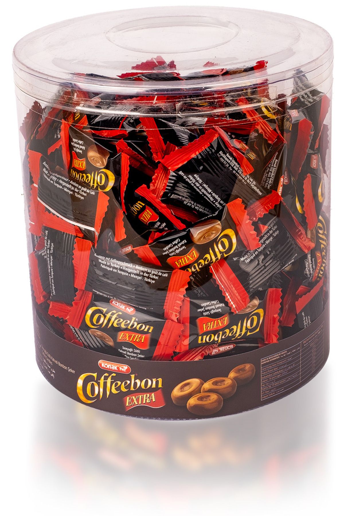 Coffeebon Extra 800 gr Pvc Asetat Kutu Extra Sütlü&tereyağlı&kahveli Bonbon Şeker
