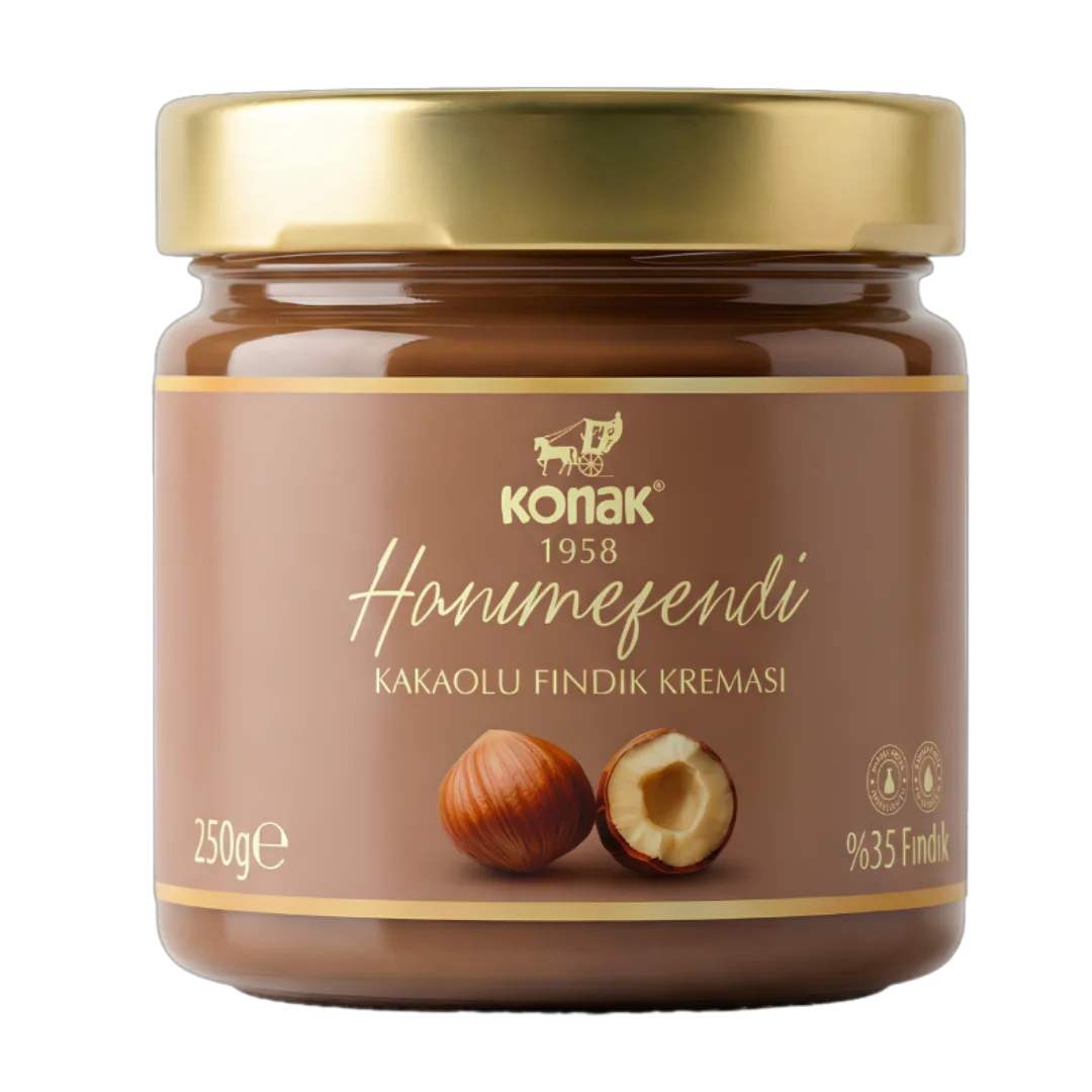 フェイスクリーム cocoa Hanımefendi Cocoa Hazelnut Cream 250g | Rich Hazelnut Flavor