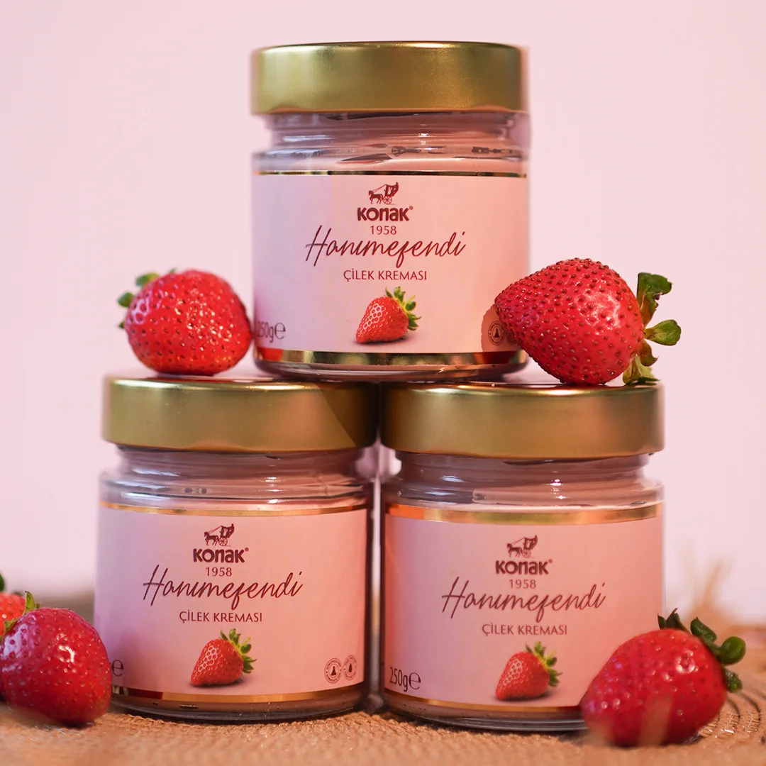 Hanımefendi Çilek Kreması (250 Gr)