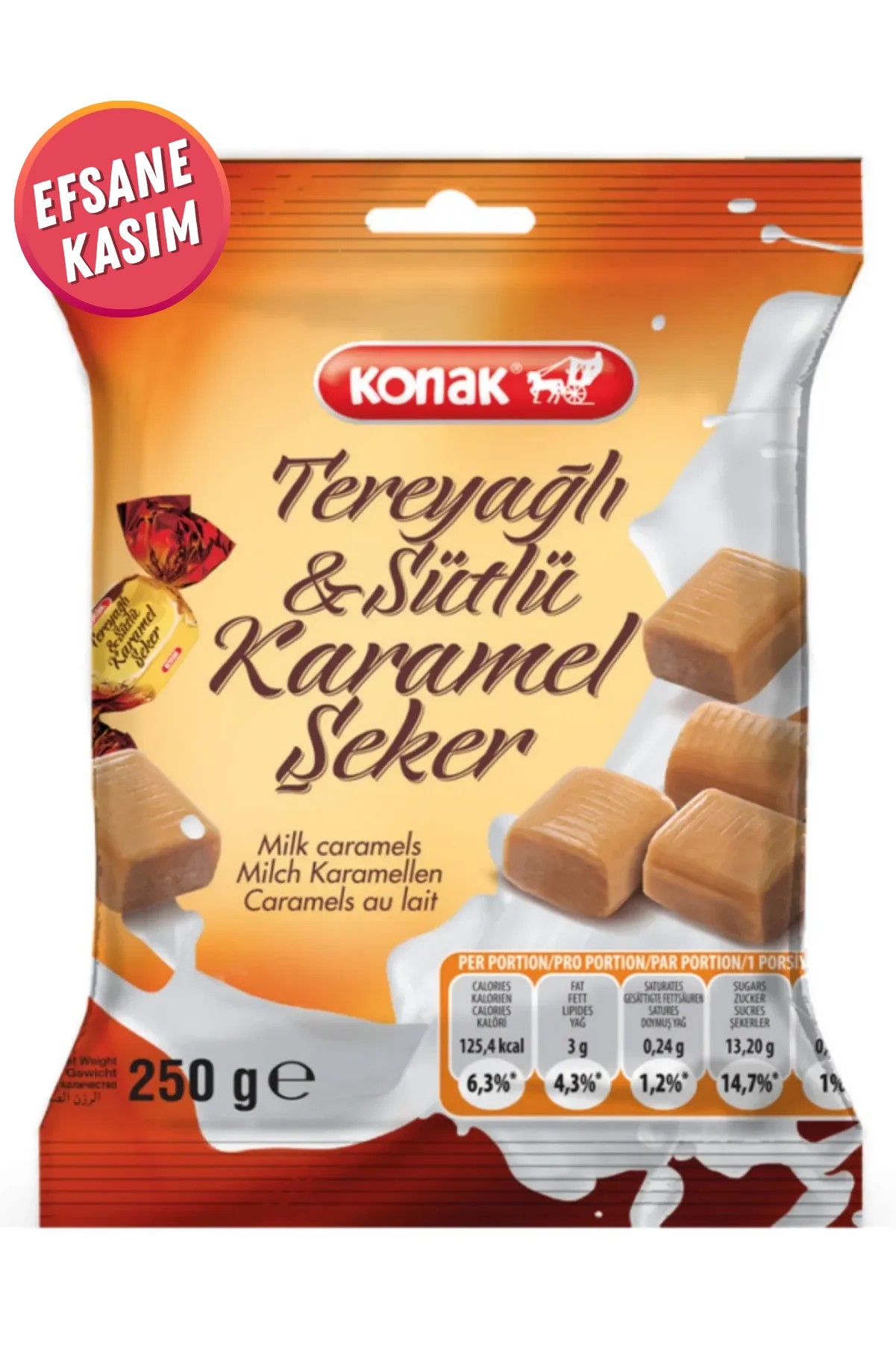 Tereyağlı & Sütlü Karamel Tofe Şeker (250 Gr)