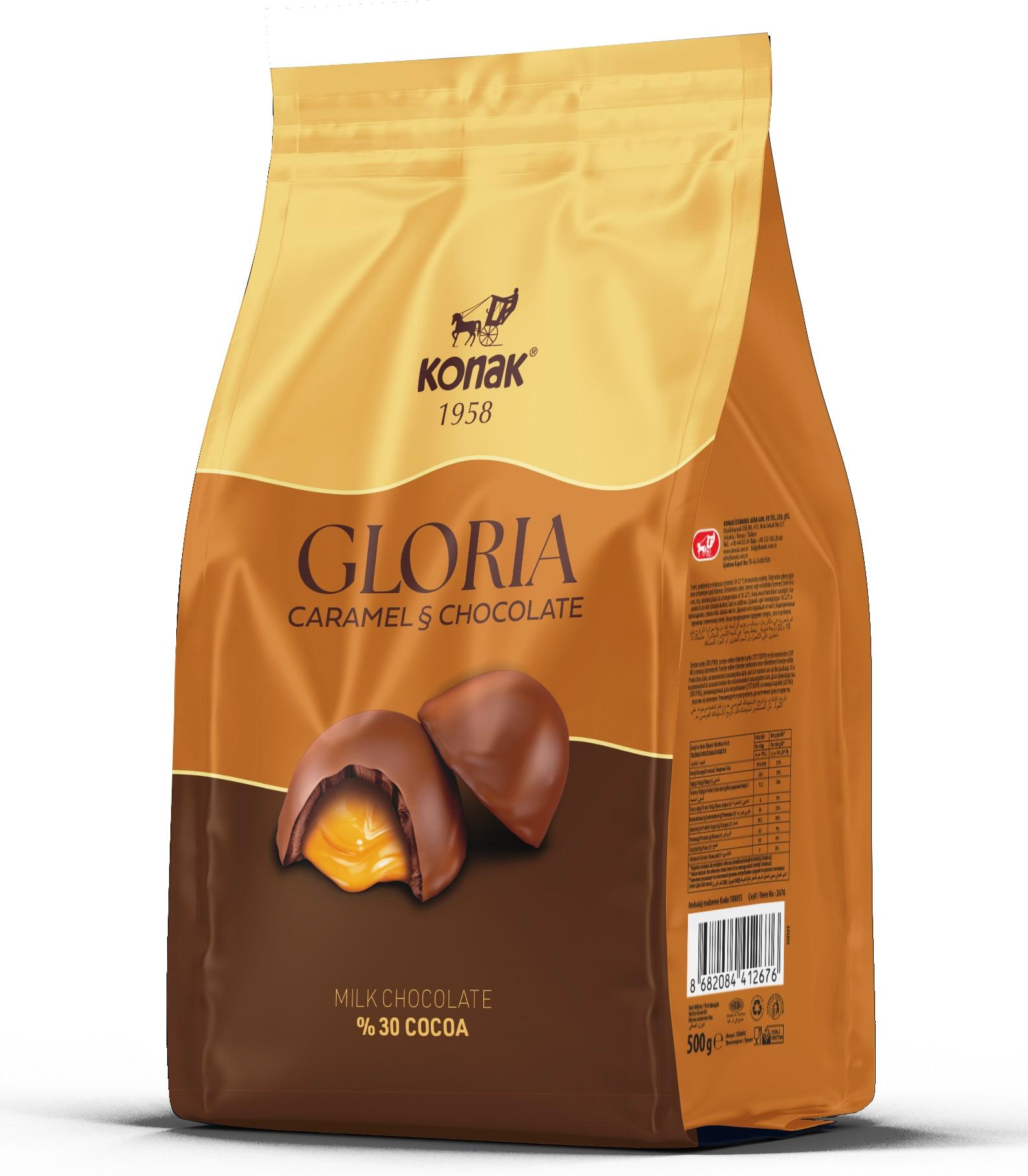 Konak Karamel Çikolata Kaplı Karamel (500 Gr)
