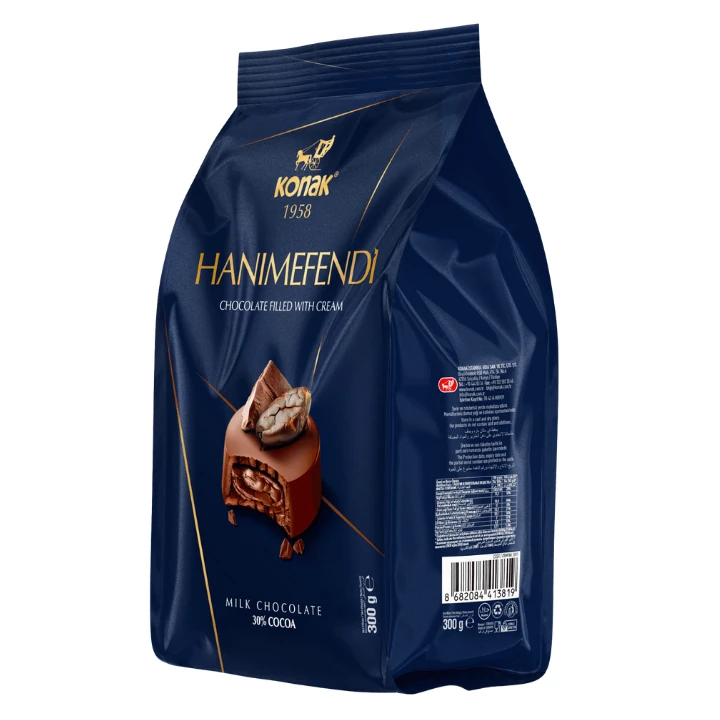 Hanımefendi Krema Dolgulu Sütlü Çikolata (300 Gr)