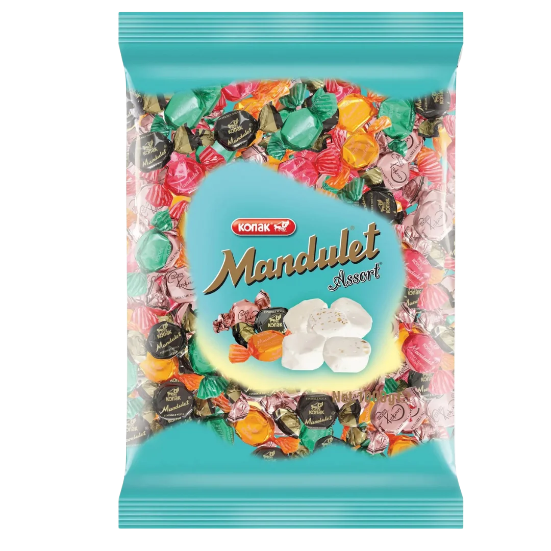 果物 M&Q Mandulet Assort Nuga: Üçlü Lezzet Şöleni!