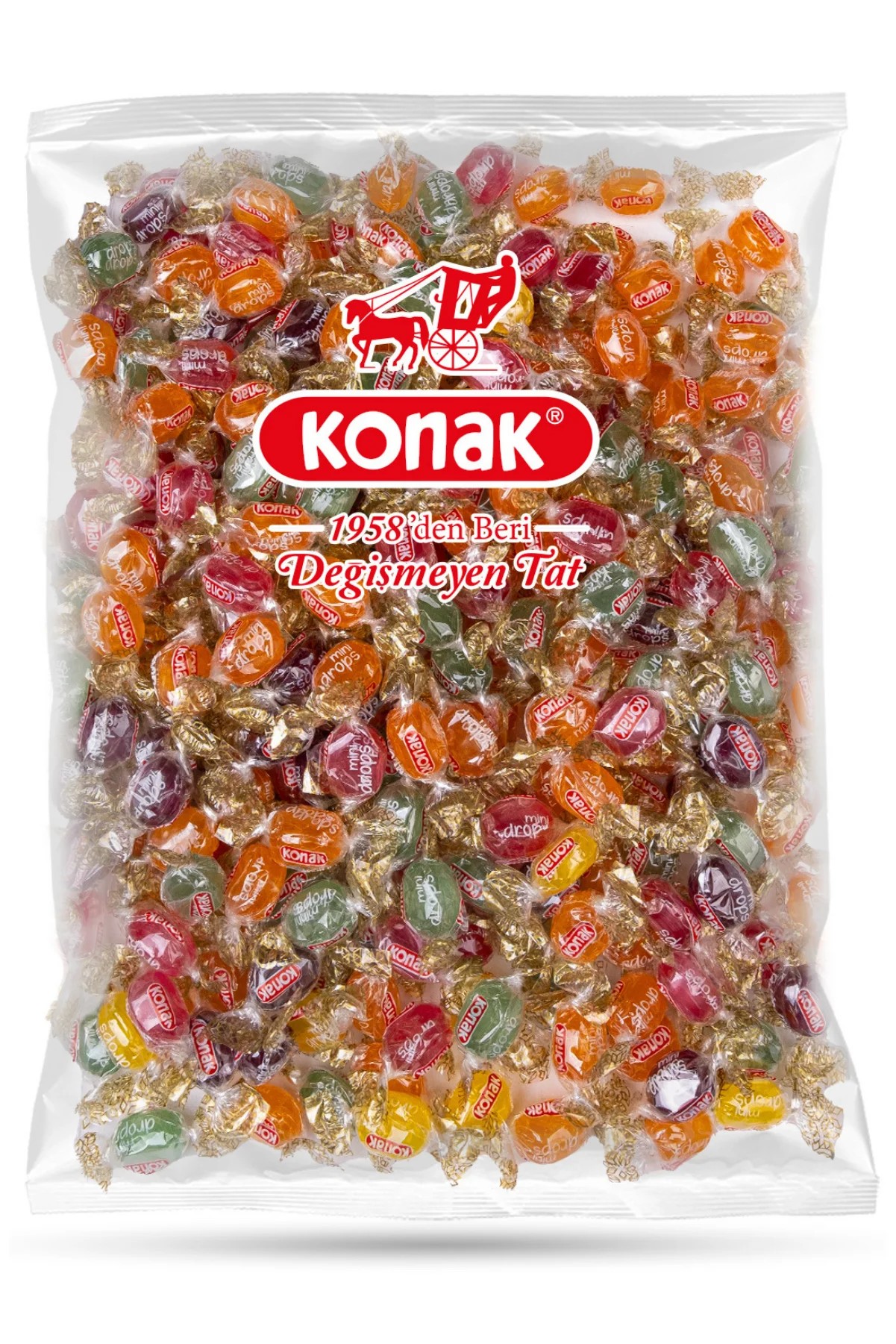 Minidrops Minibonbon Sert Şeker (1000 Gr)