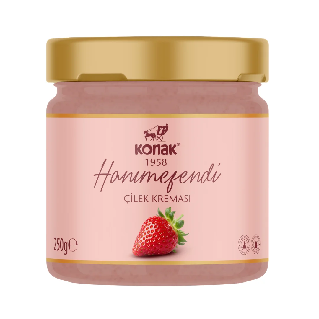 Hanımefendi Çilek Kreması (250 Gr)