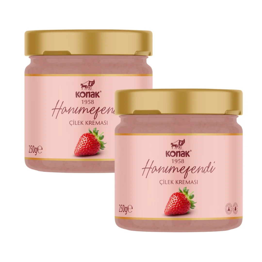 Hanımefendi Çilek Kreması (250 Gr)